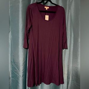 Style & Co. quarter sleeve midi dress